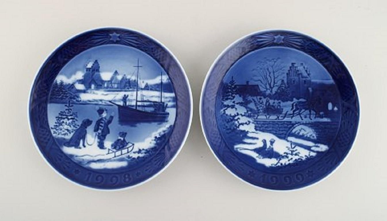 11 Royal Copenhagen Christmas Plates From 1990 2000 photo Home Decor