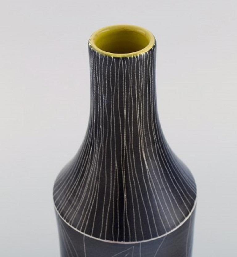 Mari Simmulson For Upsala Ekeby, Vase In Glazed Stoneware photo for sale
