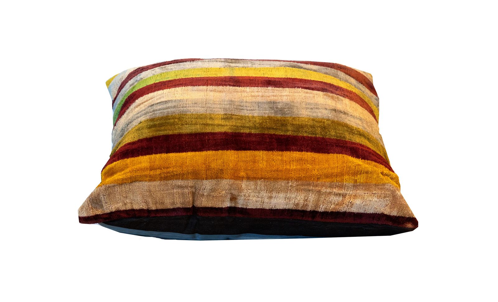 Multi Coloured Striped Cushion Cover Handmade Scatter Pillow 45x45cm photo furniture