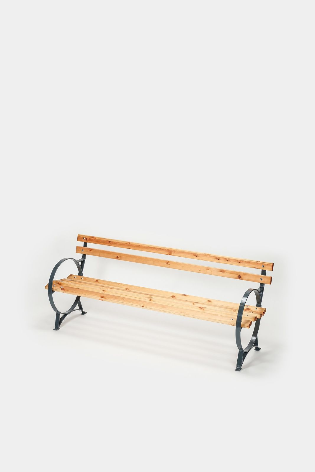 Large Art Deco Garden Bench Czech Republic 30s photo furniture