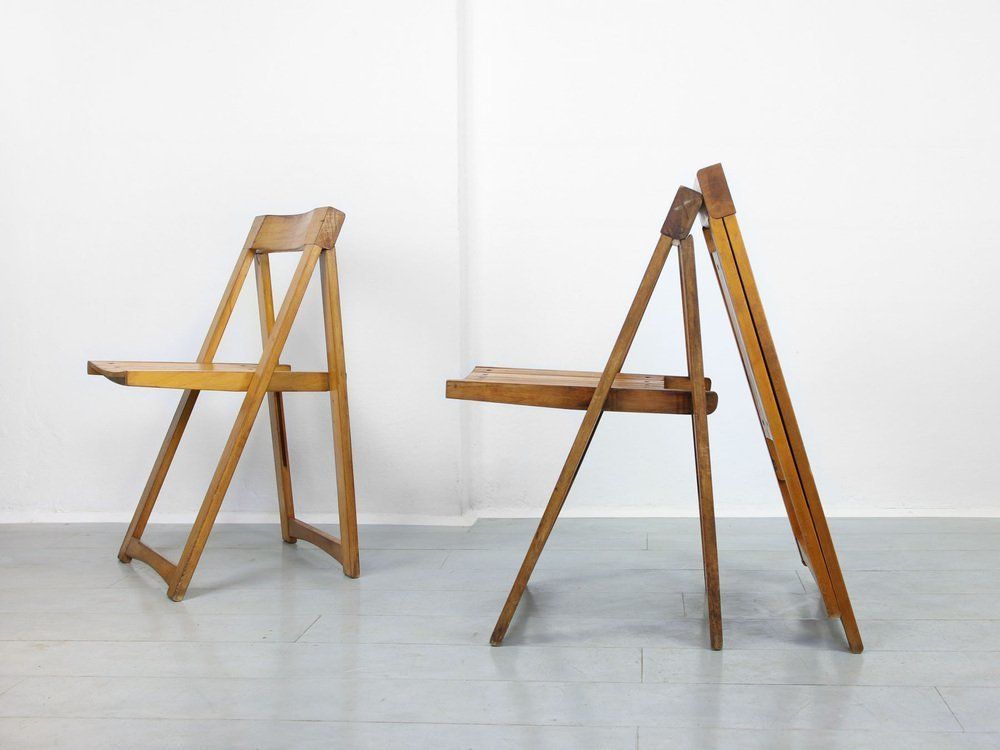 Vintage Trieste Folding Chair By Aldo Jacober For Bazzani photo furniture