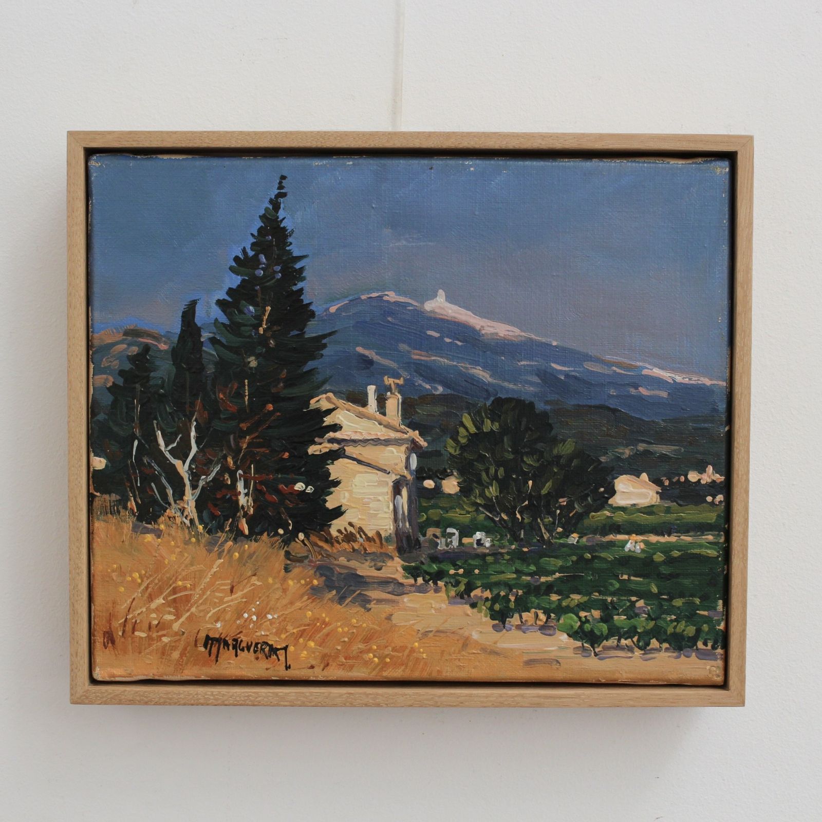 View Of Mont Ventoux Under The Provence Sky' By Michel Margueray (Circa 2000)
