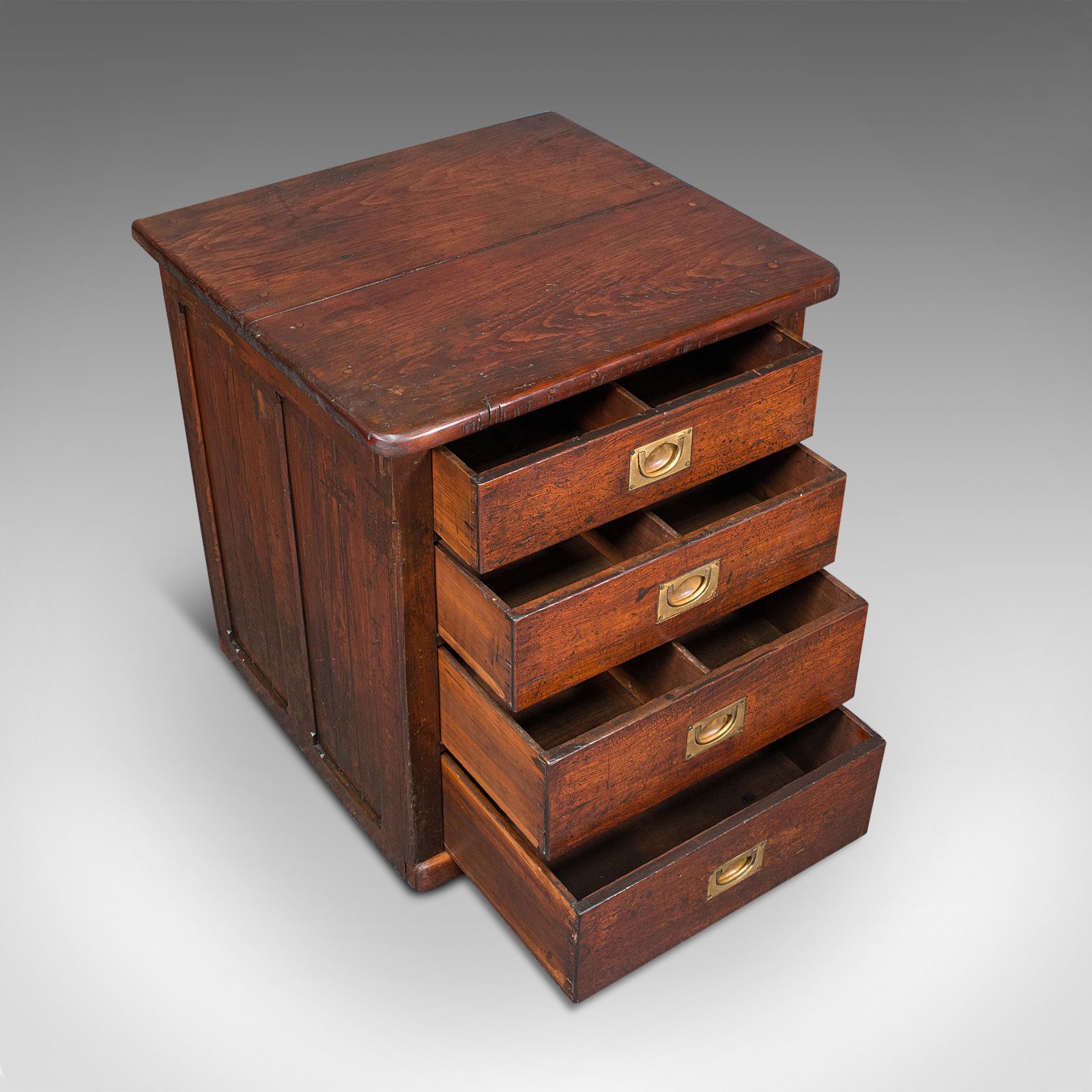 Antique Chest Of Drawers, English, Pitch Pine, Shop Retail, C.1870 photo for sale