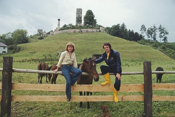 ' Charles Anton Fugger And Helene De Polignac ' By Slim Aarons Oversized C Type
