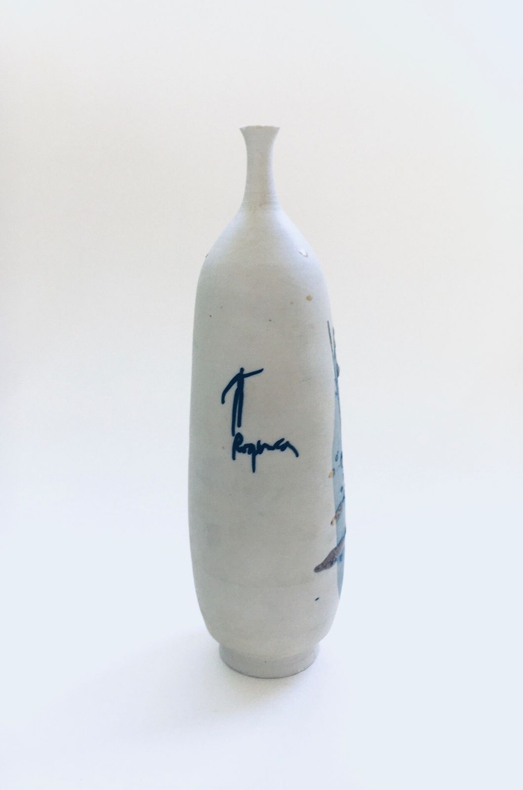 Moderne Abstracte Studio Aardewerk Vaas, Gesigneerd Door De Kunstenaar photo Woonaccessoires