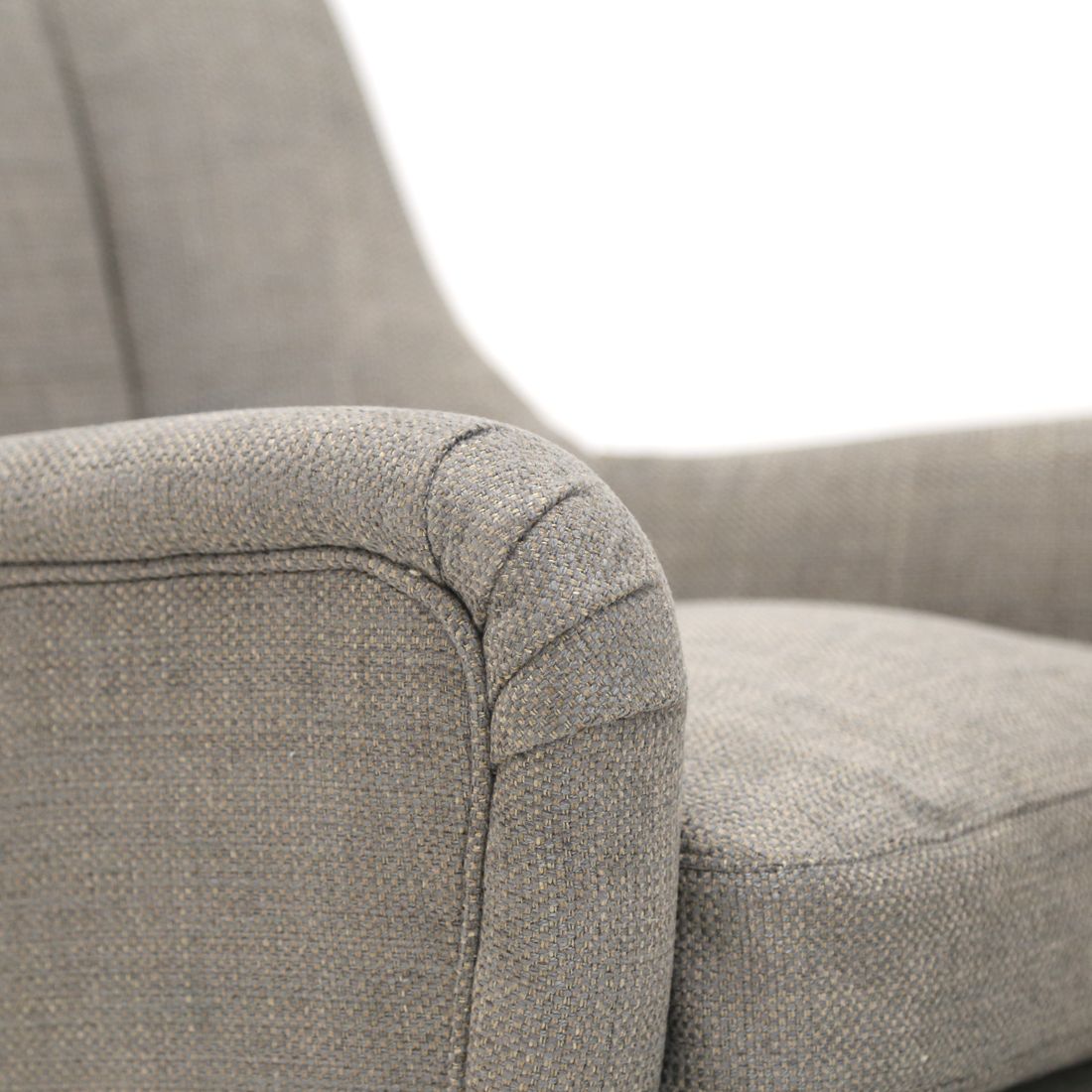 Armchair In Gray Fabric, 1950s photo buy