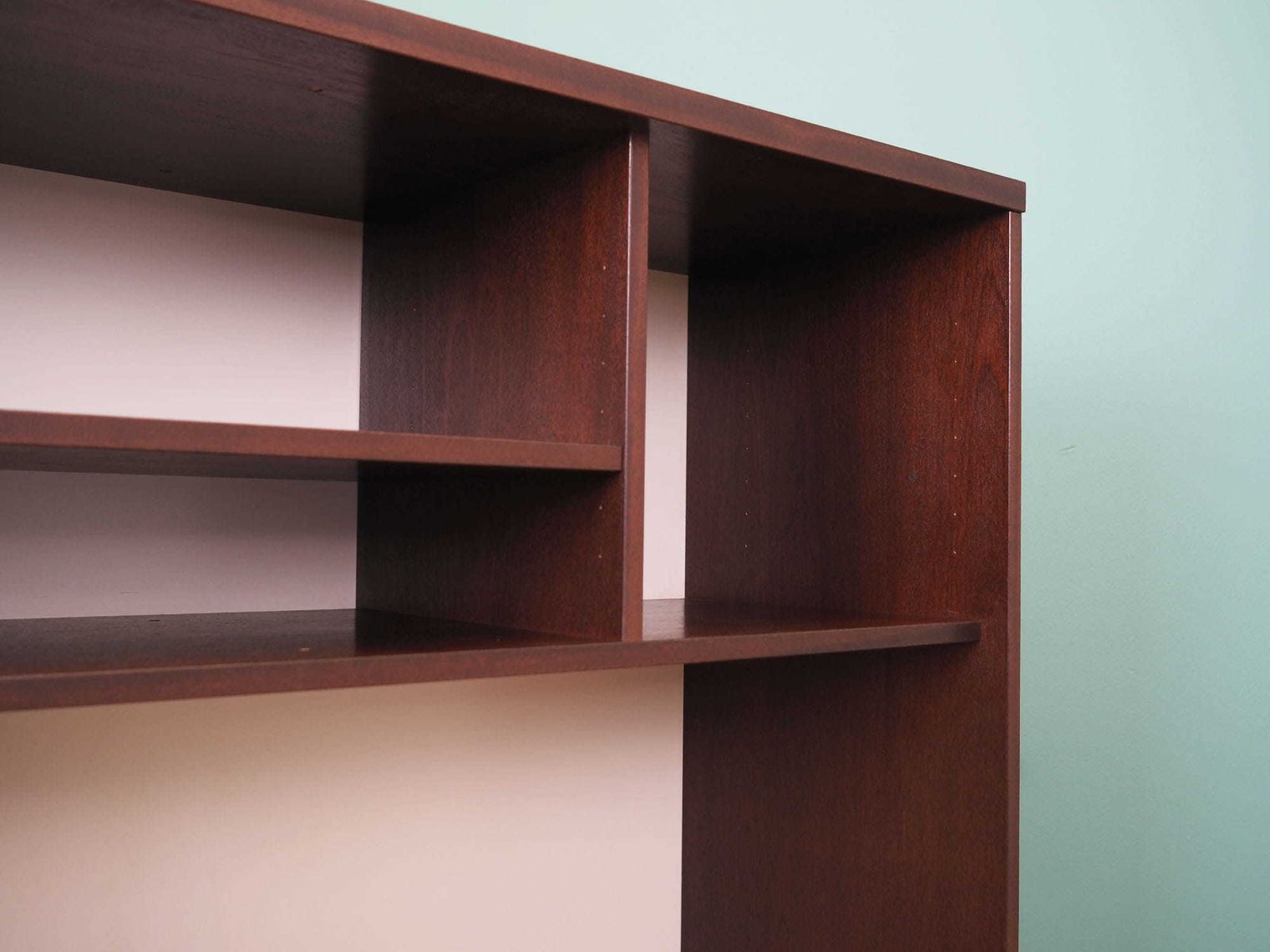 photo vinterior Mahonie Boekenkast, Jaren 1960, Zweeds Design, Geproduceerd Door Ulferts