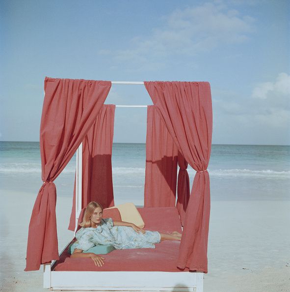 ' Tania Mallet ' By Slim Aarons Oversized C Type