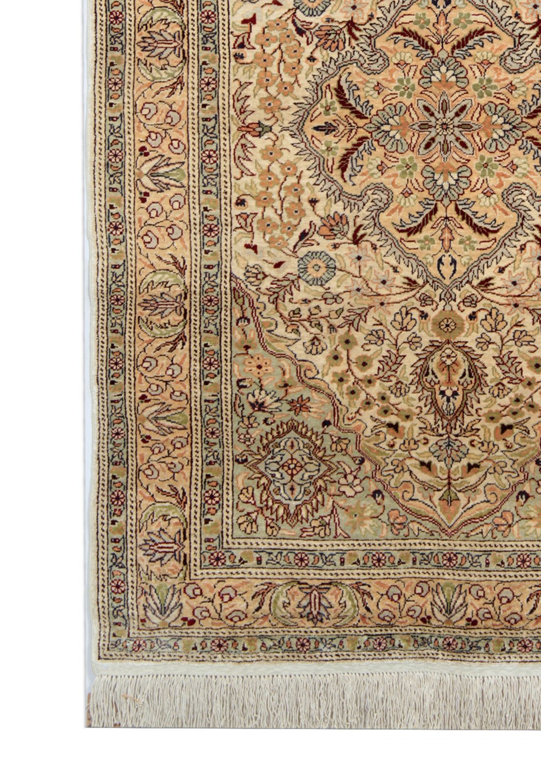 Magnificent Turkish Kayseri Silk Rug, Handmade Area Rug 107x168cm photo 2200.0