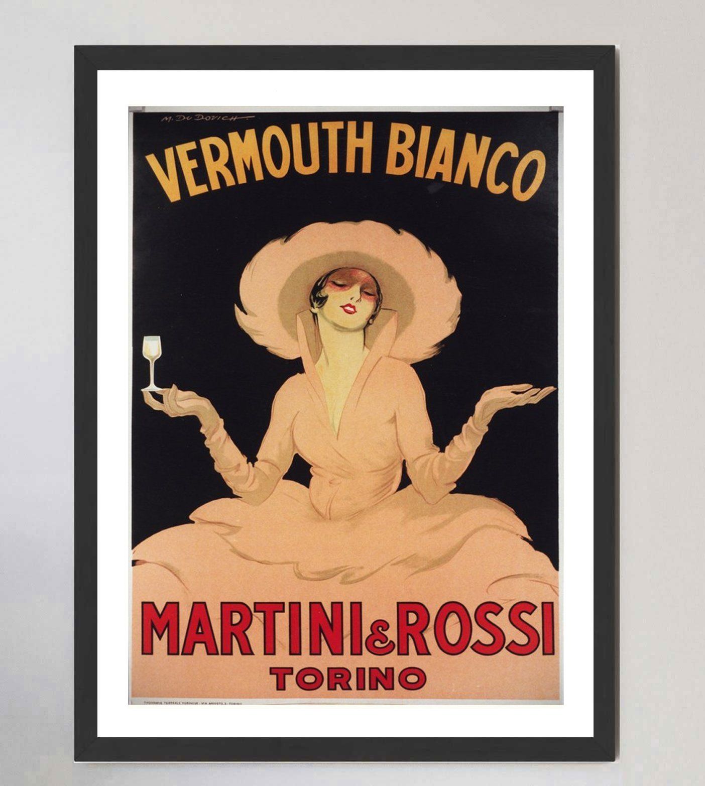 Martini & Rosso, 1950s, Paper Original Vintage Poster photo furniture