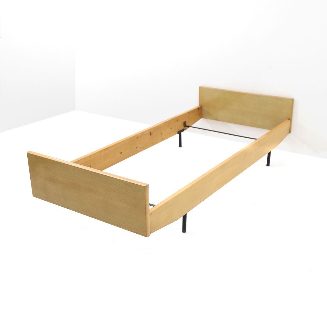 Single Bed Frame In Ash, 1950s photo for sale