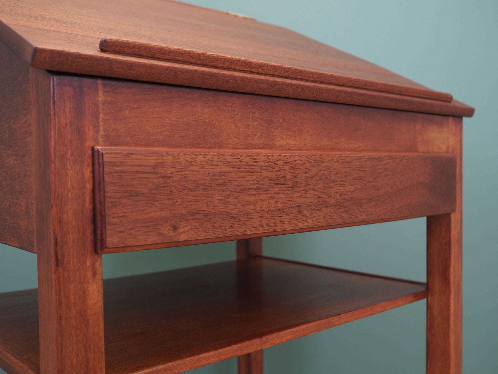 Meubels Mahonie Secretaire, Deens Design, Jaren 1960, Gemaakt In Denemarken photo