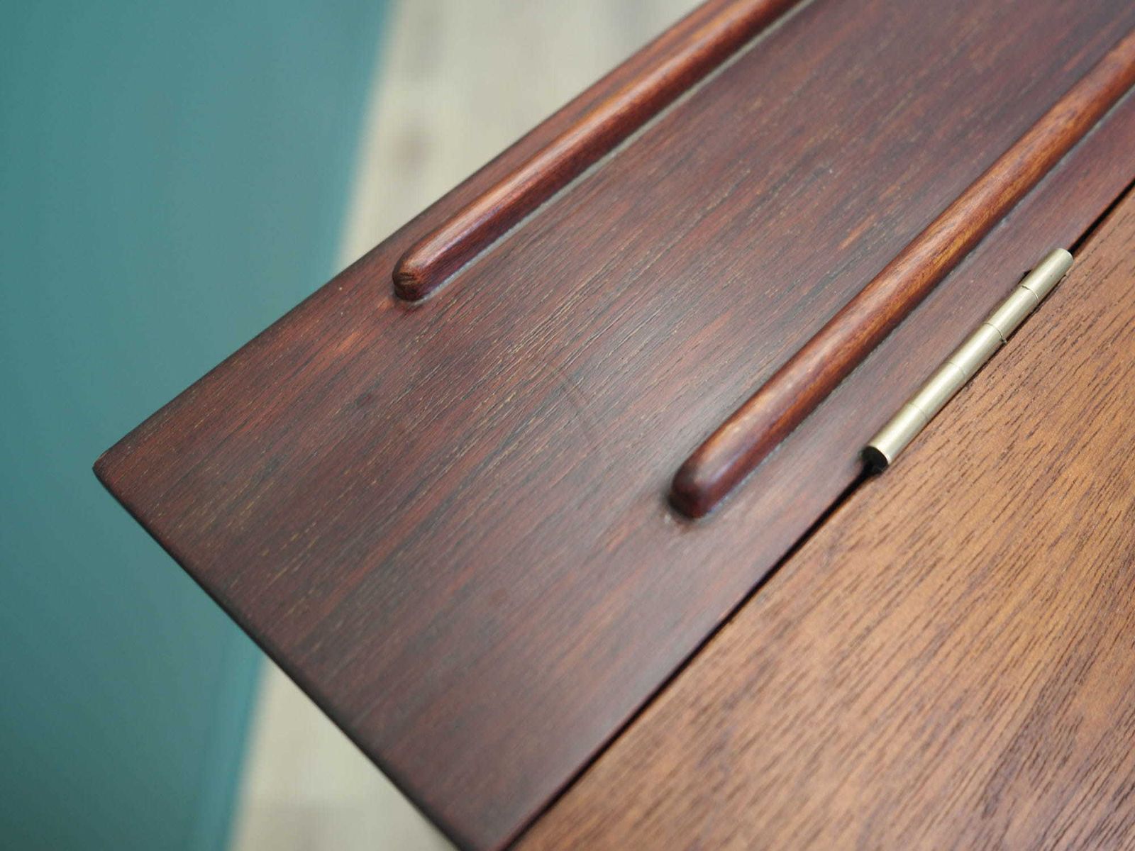 photo buy Mahonie Secretaire, Deens Design, Jaren 1960, Gemaakt In Denemarken