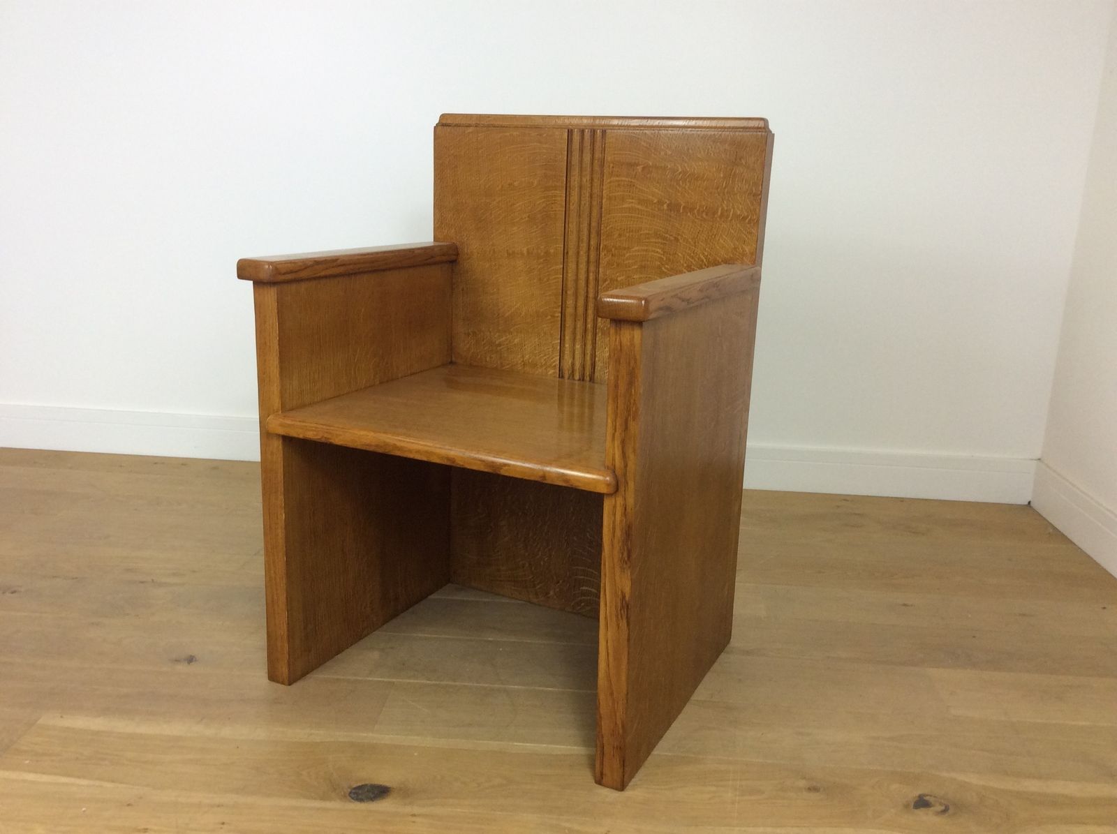Art Deco Chairs Solid Oak From The Seafarers Mission Southampton photo furniture