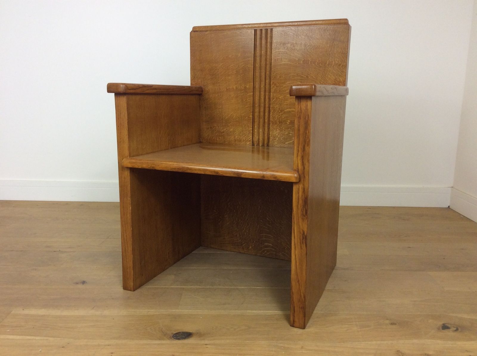 Art Deco Chairs Solid Oak From The Seafarers Mission Southampton photo 3000.0