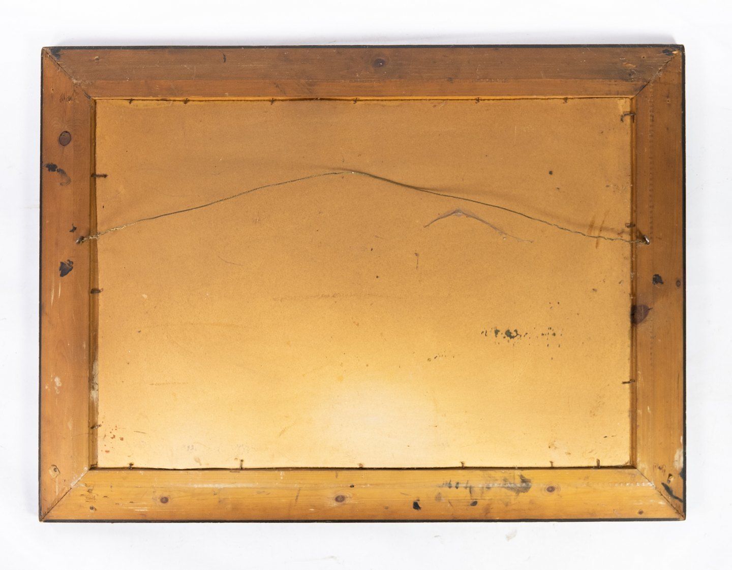 Oil Painting With Natural Motif And Black Painted Frame From The 1930s. photo Art