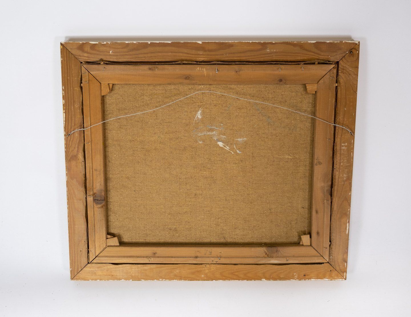 Oil Painting With Country Motif And Gilded Frame, Signed A. Toftlind 1950. photo Art