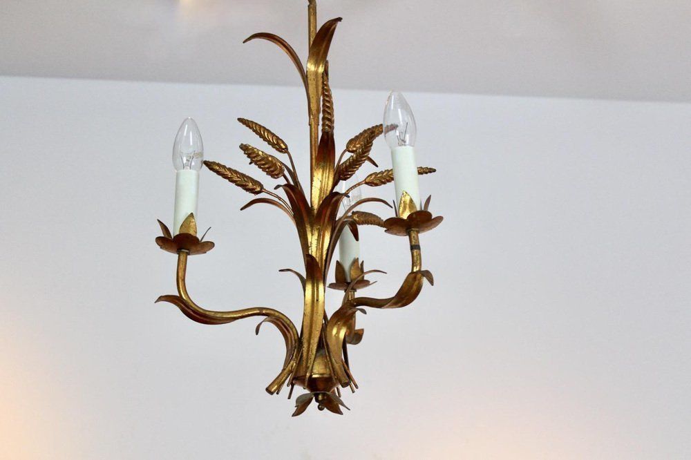 Wheat Sheaf Chandelier By Hans Kögl photo Lighting