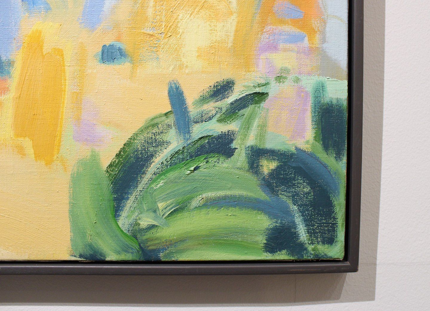 Oil Painting On Canvas In Strong Colors By The Danish Artist åse Højer, B. 1952. photo 1585.0