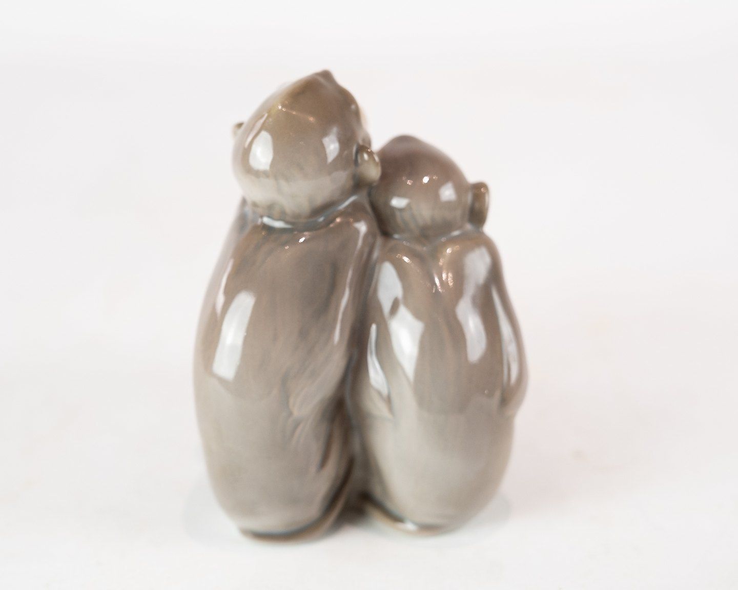 Porcelain Figure In The Form Of A Monkeys, No .: 1581 By Bing And Grondahl photo for sale