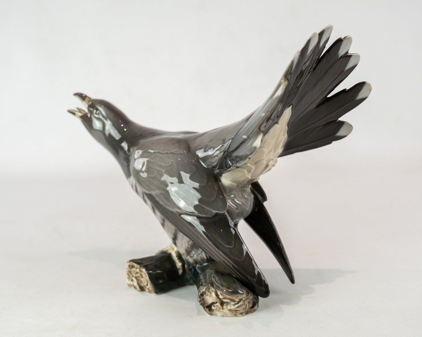 Porcelain Figure In The Shape Of A Cuckoo, No .: 1770 By Bing And Grondahl. photo 240.0