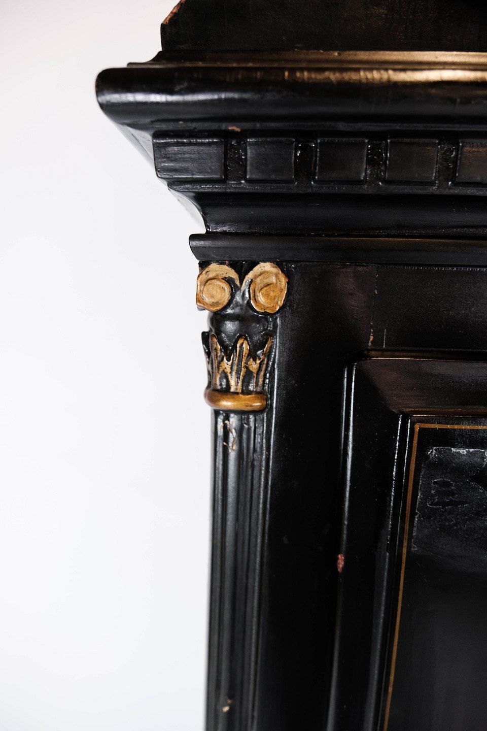 Bornholm Watch Of Black Painted Wood photo buy