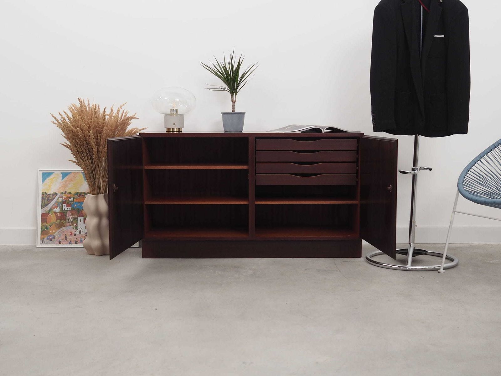 Mahonie Dressoir, Deens Design, Ca. Jaren 1960, Fabrikant: Omann Jun photo 989.0