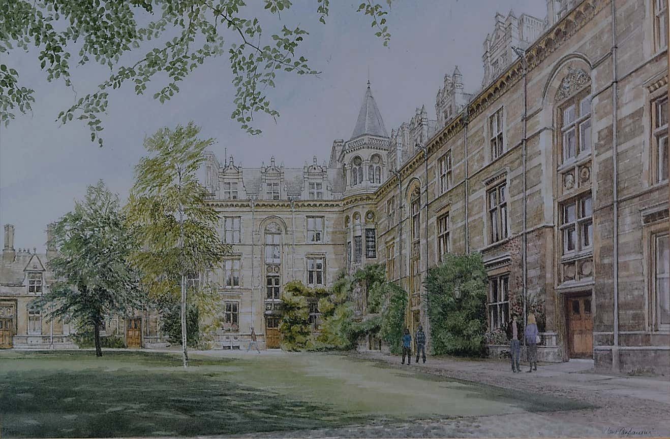 Jane Carpanini Gonville And Caius College Cambridge Print