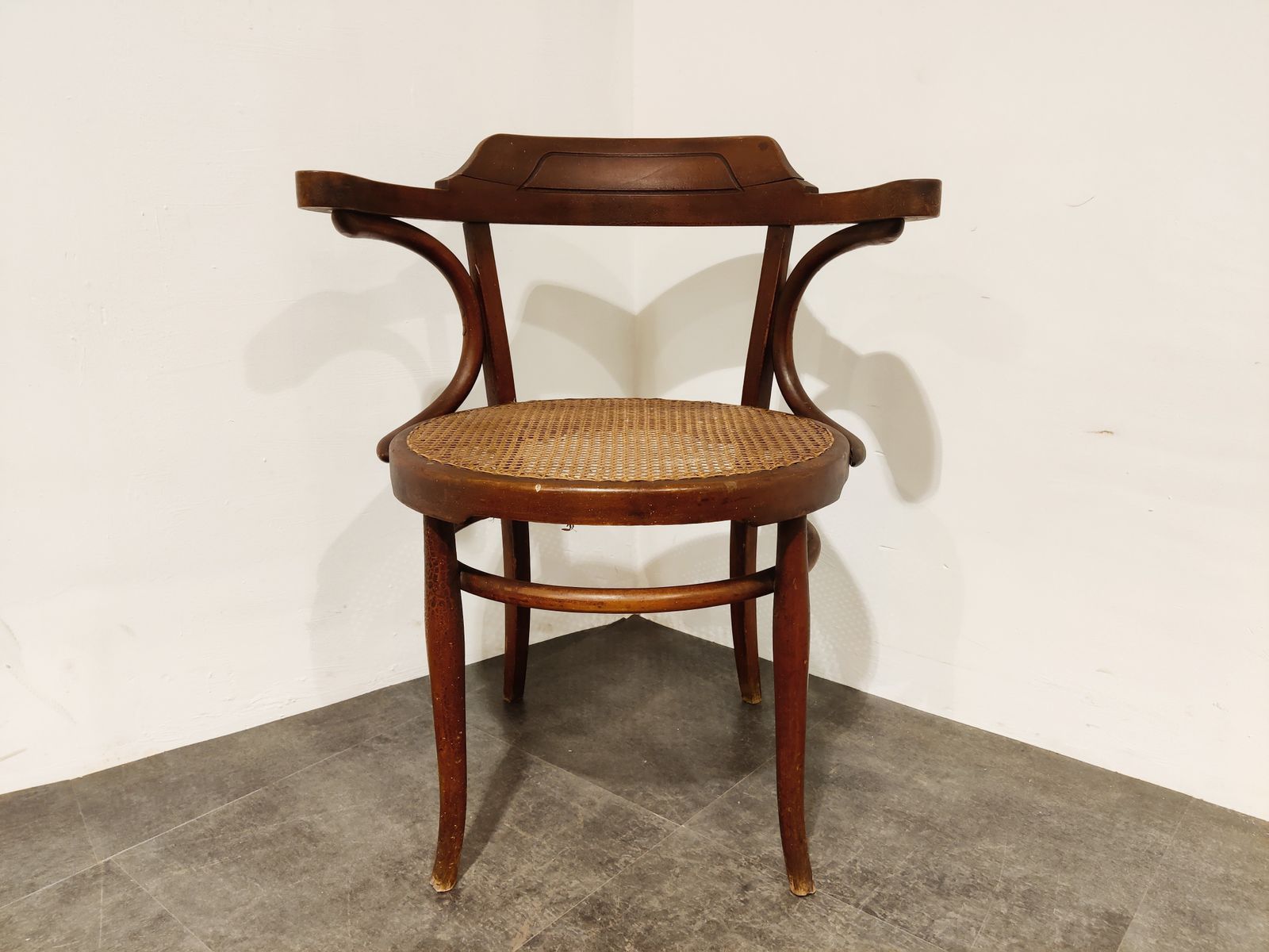 Antique Bentwood Armchair Or Bistro Chair, 1950s photo furniture