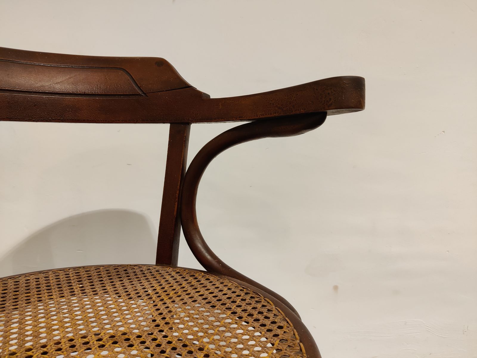 Antique Bentwood Armchair Or Bistro Chair, 1950s photo buy