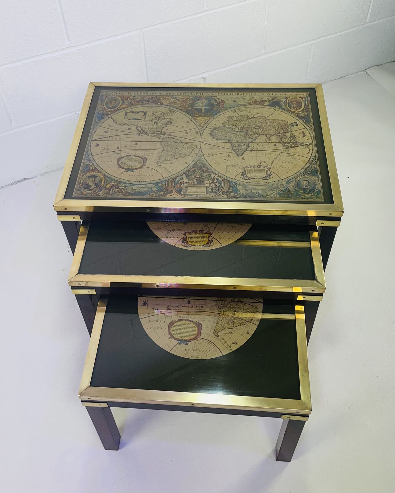 Campaign Style Nest Of Map Tables photo Furniture