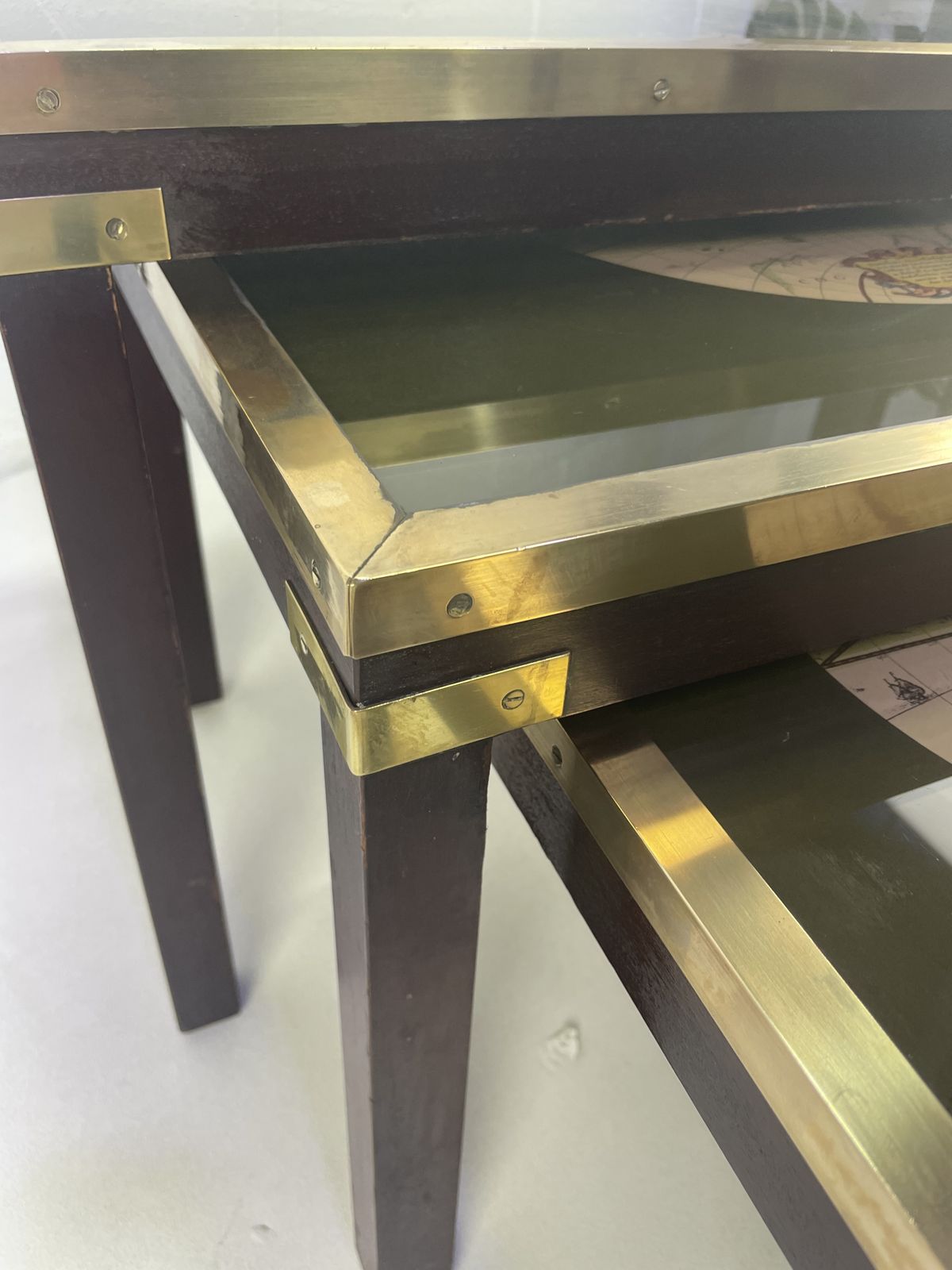 Campaign Style Nest Of Map Tables photo buy