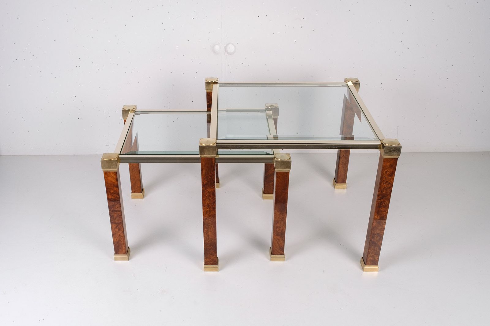 Rare Couple Of Two Tier Side Tables By Pierre Vandel, Paris photo for sale