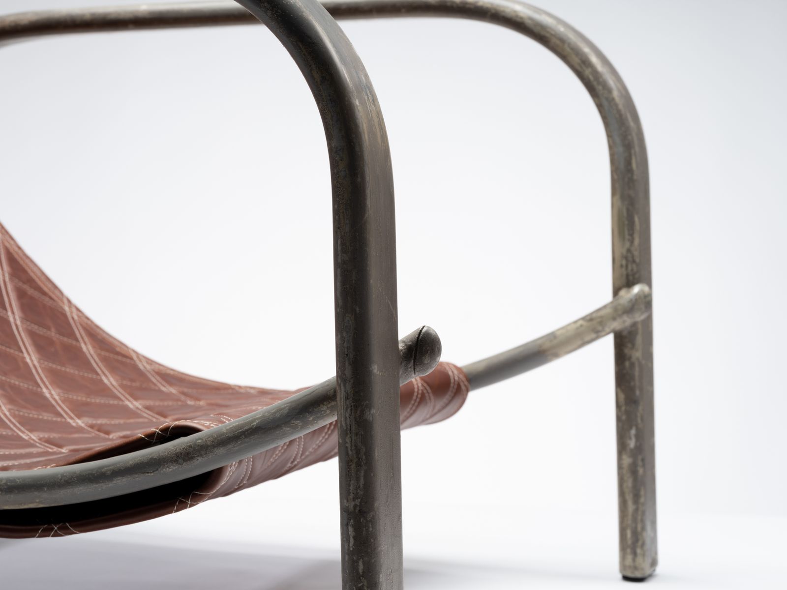 The One Of A Kind World War One 'Blimp' Airframe Leather Sling Chair, Made From An Original 1917 Airship Frame With Incredible Provenance.. photo Furniture