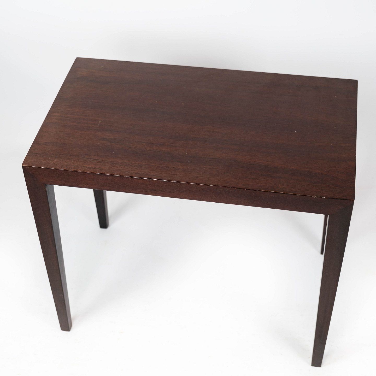 Side Table In Mahogany Designed By Severin Hansen For Haslev Møbelfabrik In The 1960s. photo furniture