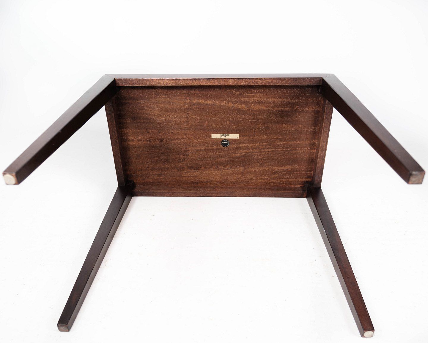 Side Table In Mahogany Designed By Severin Hansen For Haslev Møbelfabrik In The 1960s. photo vinterior