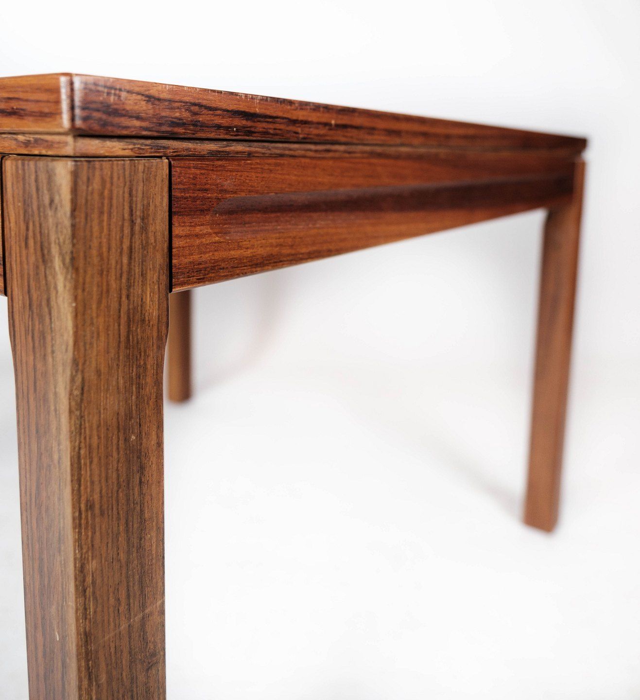 Coffee Table In Rosewood And With Tiles Of Danish Design From The 1960s. photo vinterior