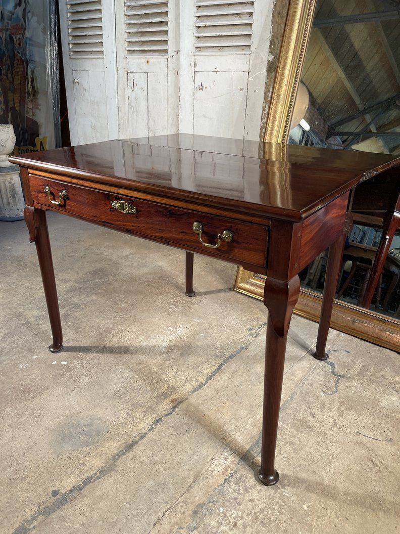 Furniture Georgian Cuban Mahogany Card  Extending  Table photo