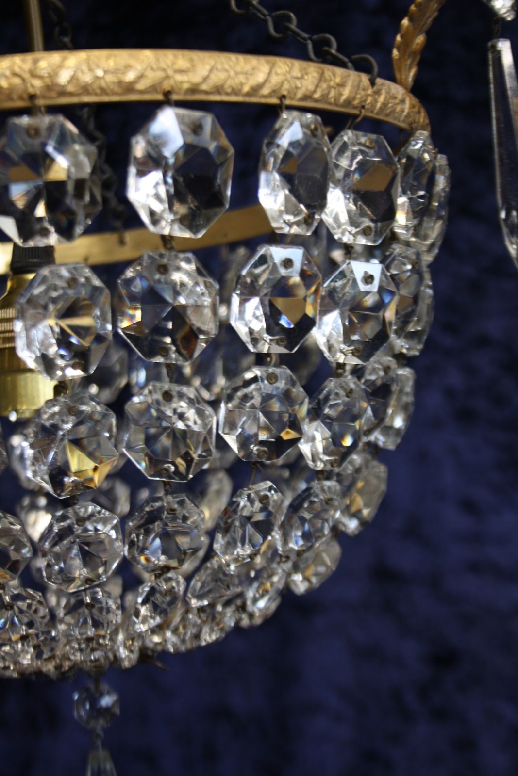 Early 20th Century Bag Chandelier photo for sale