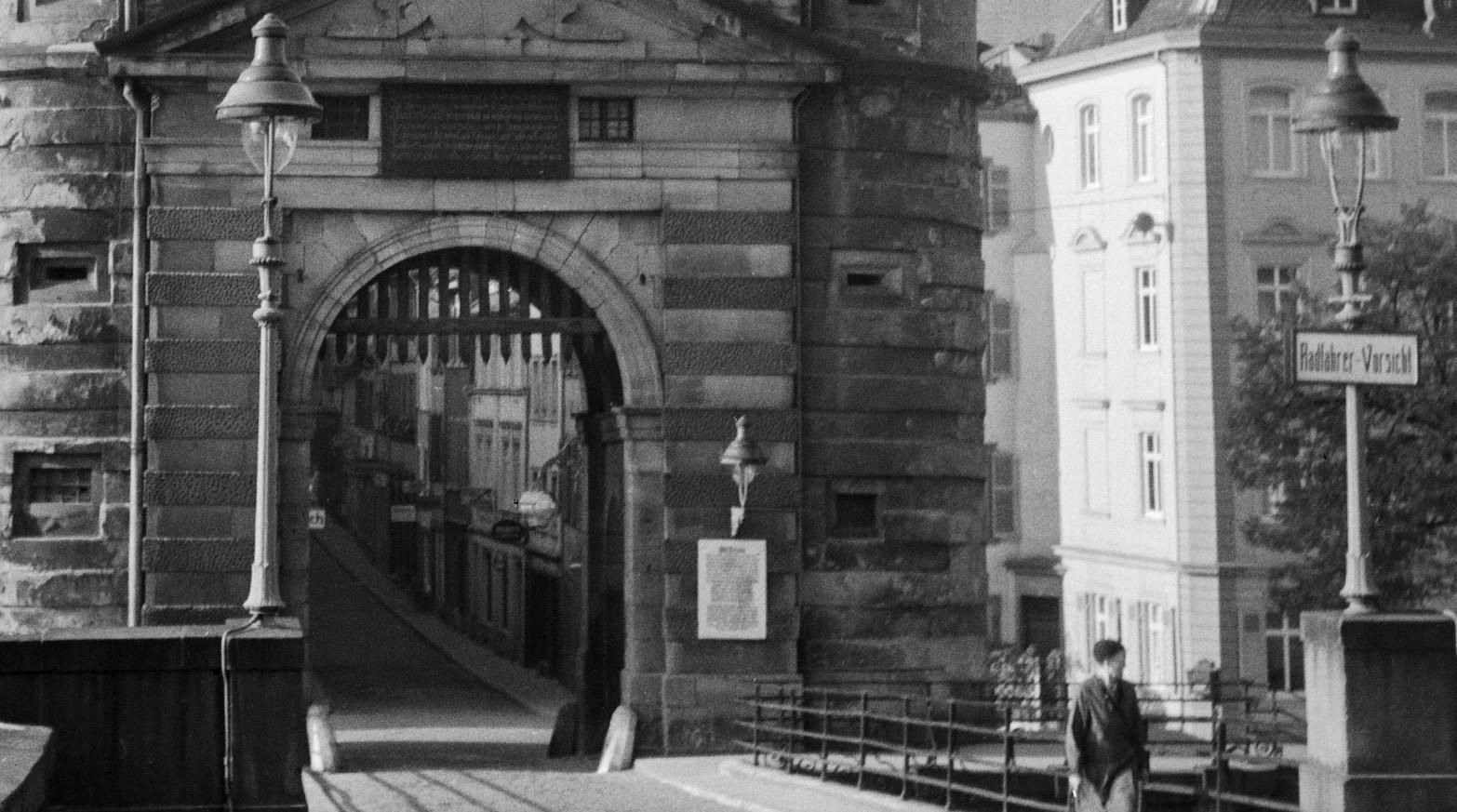 Brueckentor Gate At Old Bridge Neckar Heidelberg, Germany Karl Heinrich Lämmel photo furniture