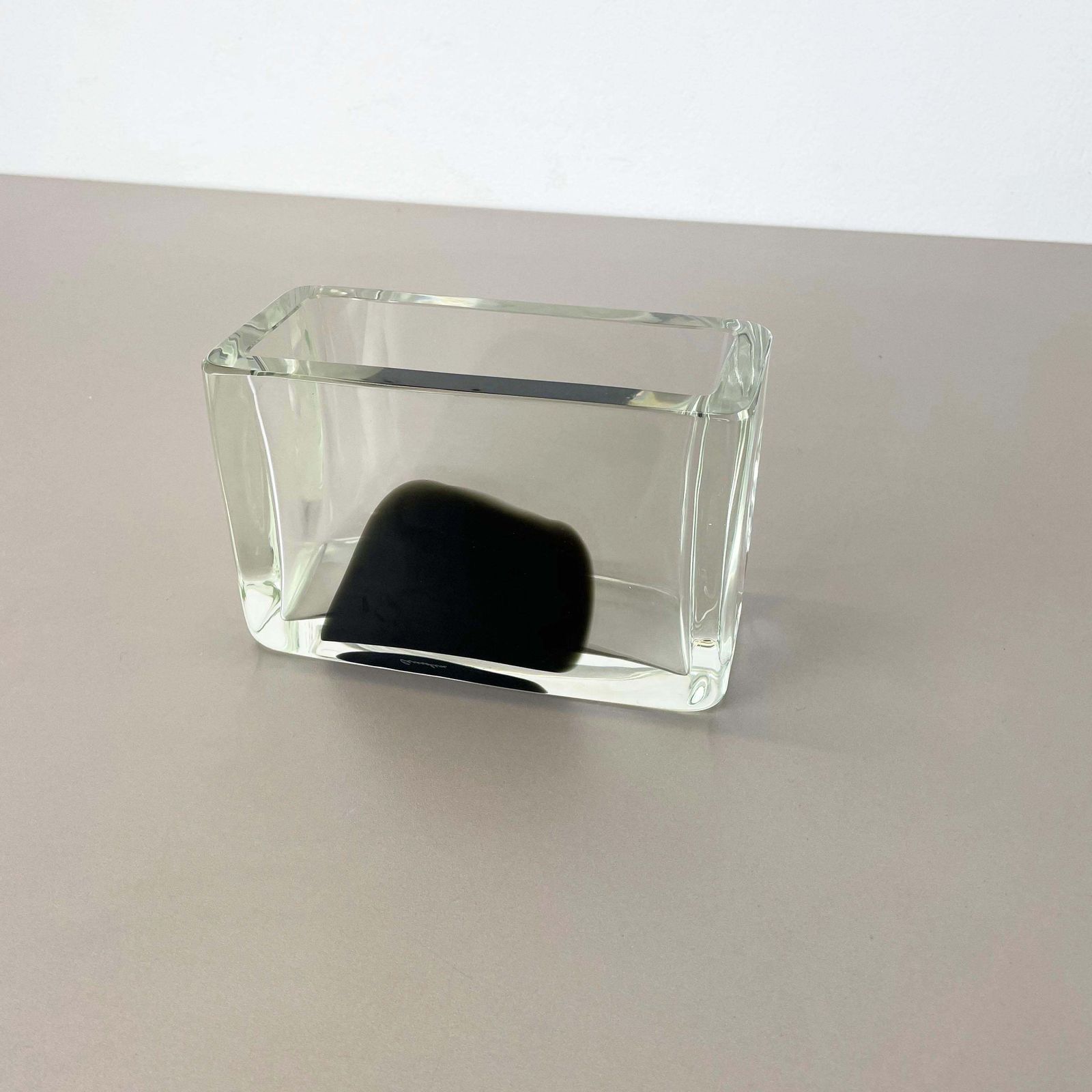 New Old Stock Large Murano Glass Vase Antonio Da Ros Cenedese 1970, No.2 photo for sale