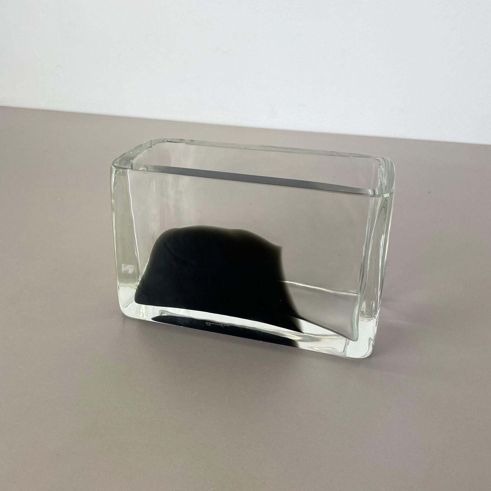 photo furniture New Old Stock Large Murano Glass Vase Antonio Da Ros Cenedese 1970, No.1