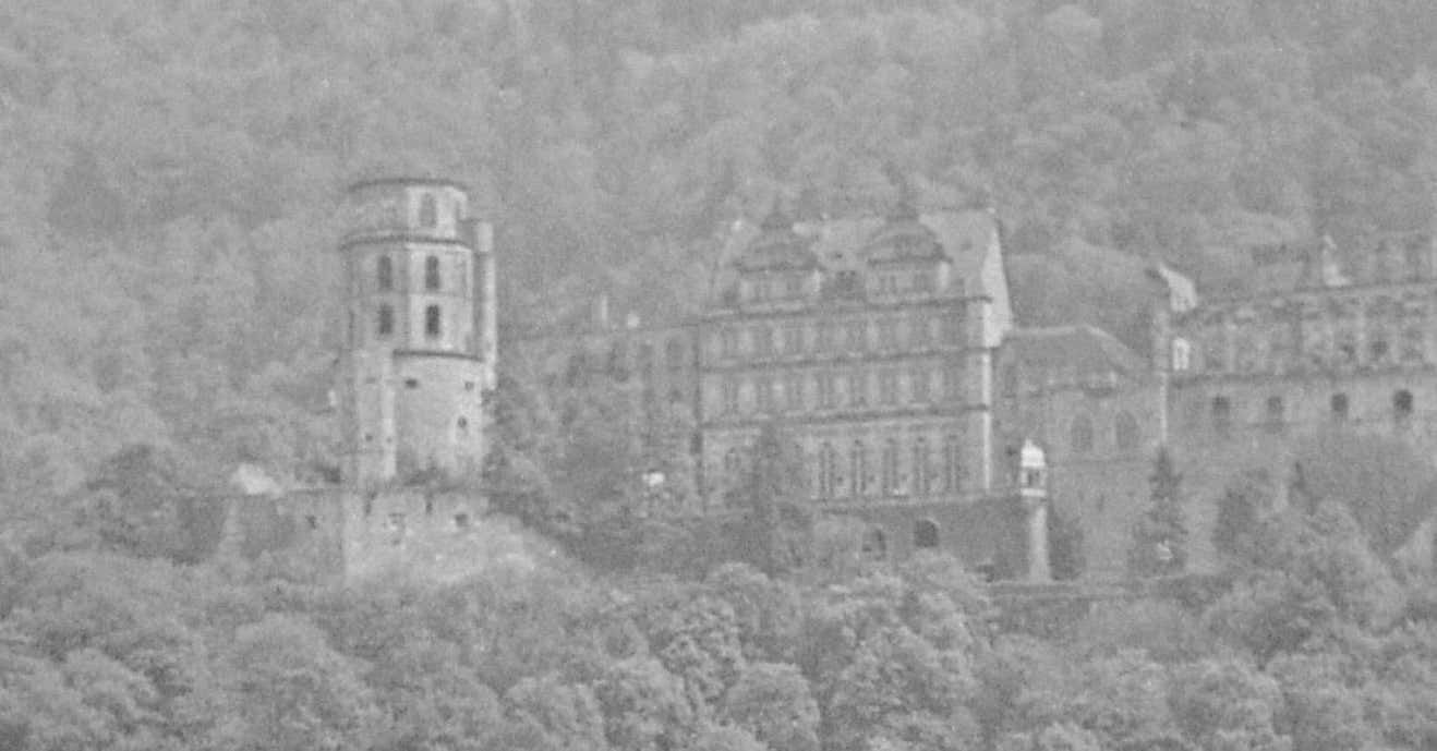Karl Heinrich Lämmel Old Bidge, River Neckar And Heidelberg Castle, Germany 1938, Printed Later 1938/2021 photo for sale