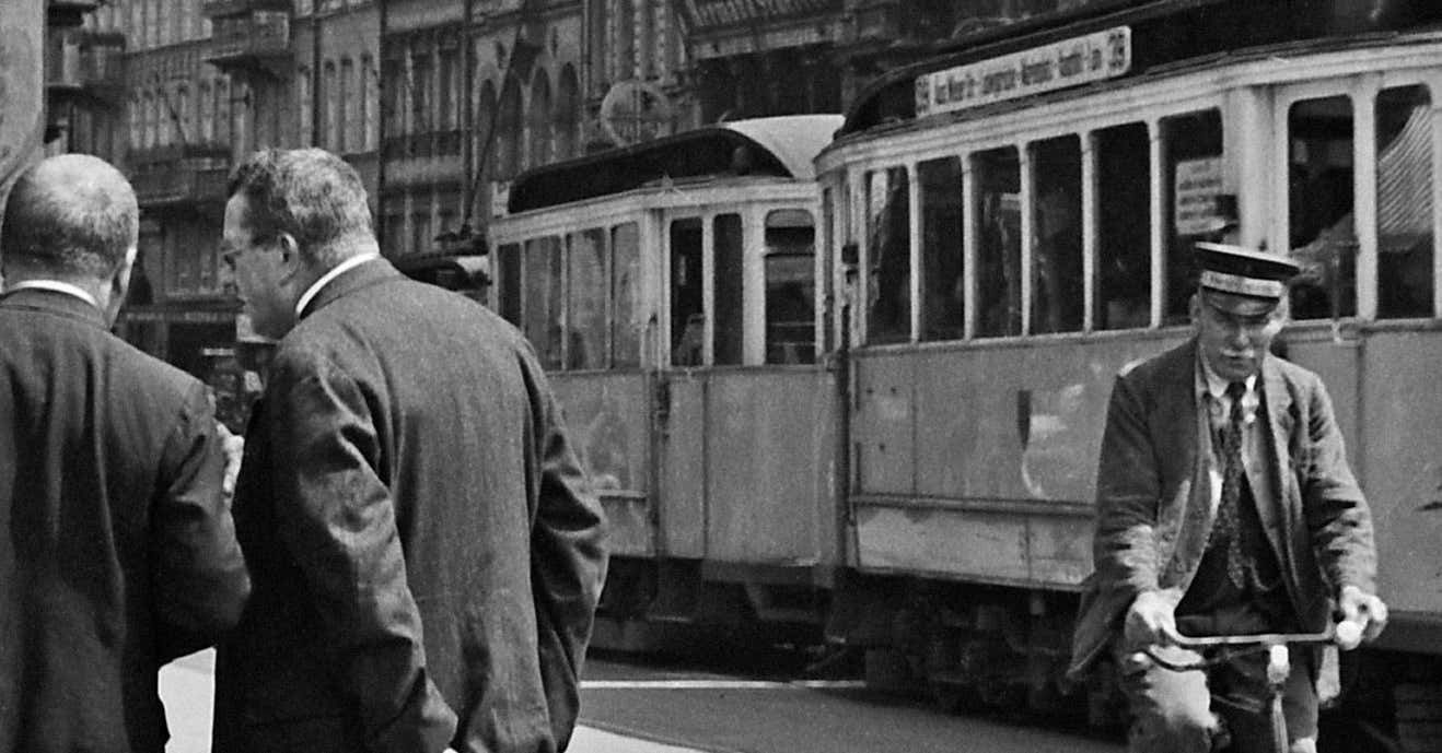 Karl Heinrich Lämmel Tram At Karlstor Gate Inner City Munich, Germany 1937, Printed Later 1937/2021 photo for sale
