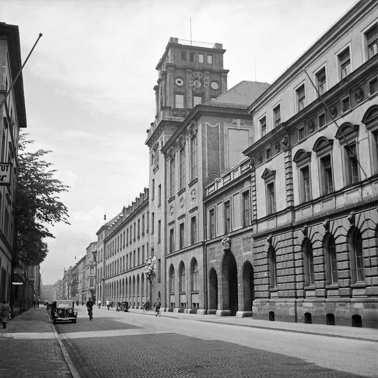 Karl Heinrich Lämmel View To The Technical University At Munich, Germany 1937, Printed Later 1937/2021