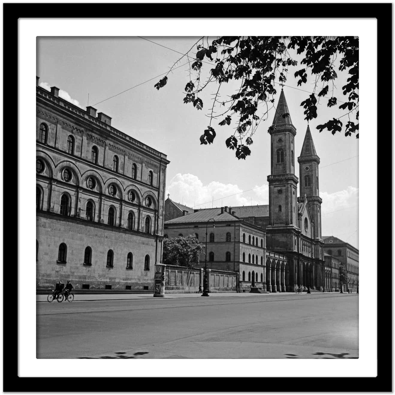 Karl Heinrich Lämmel Roman Catholic St. Ludwig's Church At Munich, Germany 1937, Printed Later 1935/2021 photo Art
