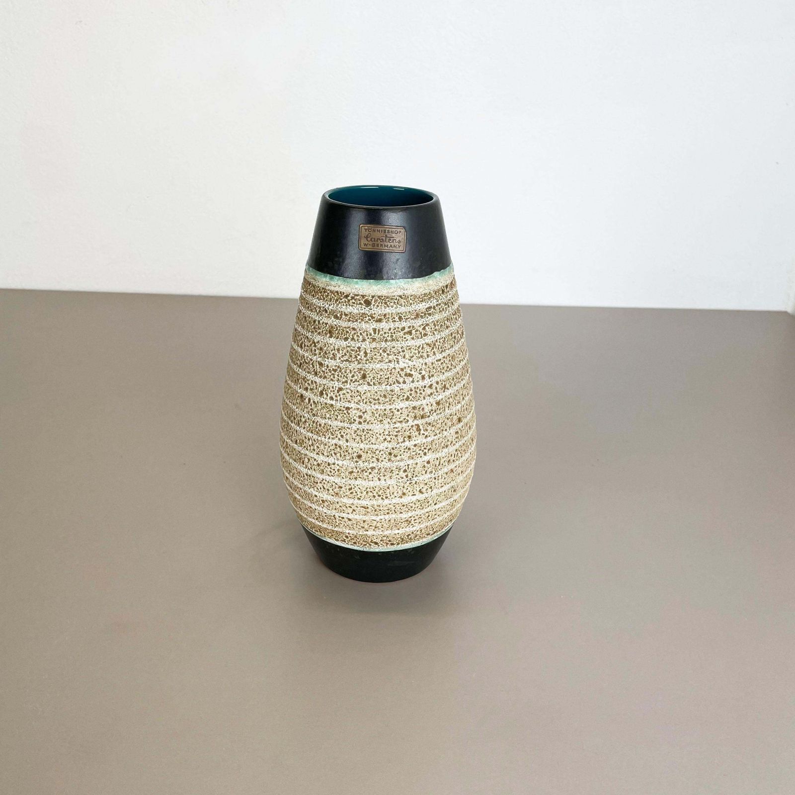 Fat Lava Ceramic Pottery Vase Heinz Siery Carstens Tönnieshof, Germany, 1960s photo furniture