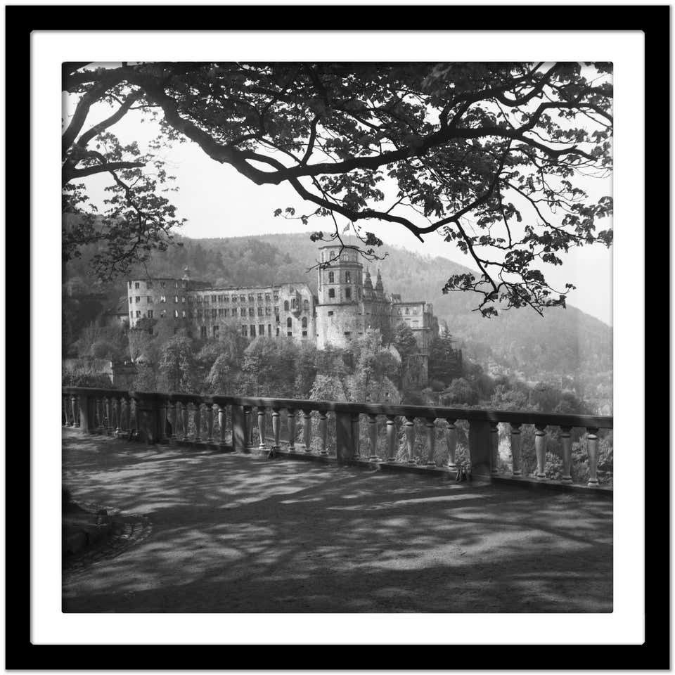 Karl Heinrich Lämmel View To The Heidelberg Castle, Germany 1938, Printed Later 1938/2021 photo Art