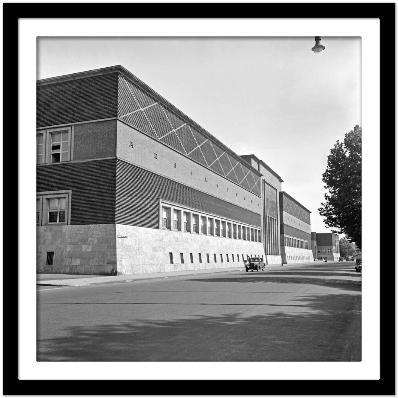Karl Heinrich Lämmel Fine Arts Palace Within Court Of Honour Duesseldorf, Germany 1937 Printed Later 1937/2021 photo Art