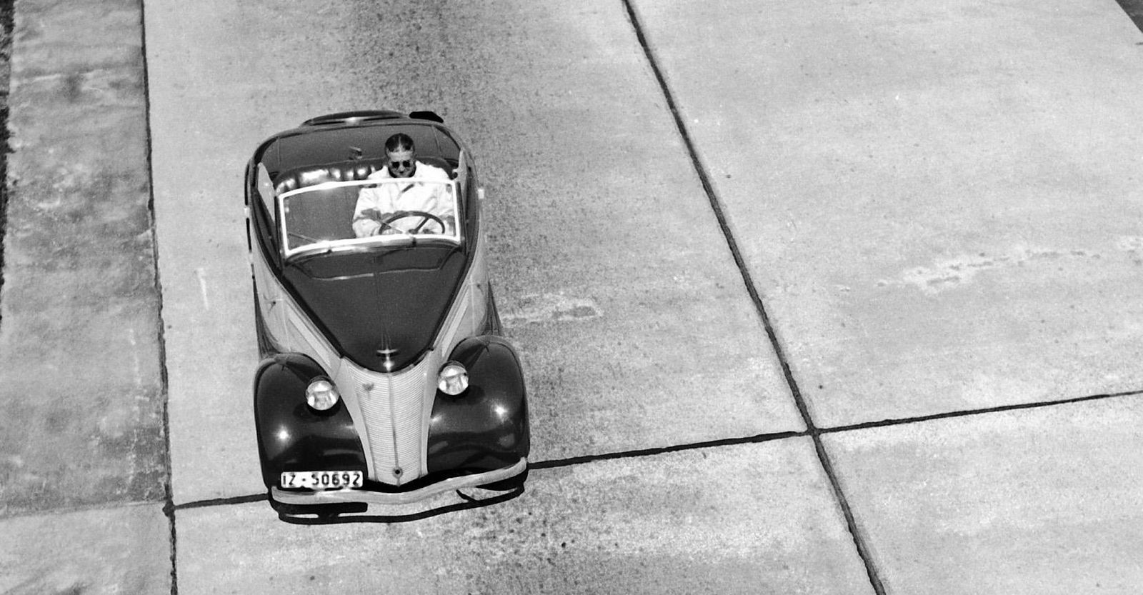 Karl Heinrich Lämmel Ford Eifel Bridge Reichsautobahn Highway Bayreuth, Germany 1935 Printed Later 1935/2021 photo furniture
